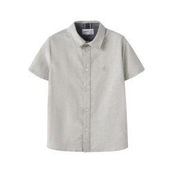 Риза с къс ръкав Name it Newsa short sleeve shirt - Grey (Shadow) риза,с,къс,ръкав,дамски,ризи,мъжки,ризи,name,it,newsa,short,sleeve,shirt,grey,(shadow)