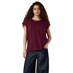 Тениска Noisy may Mathilde Loose Long BG short sleeve T-shirt - Purple (Fig) тениска,мъжки,тениски,дамски,тениски,noisy,may,mathilde,loose,long,bg,short,sleeve,t,shirt,purple,(fig)