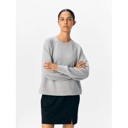 блуза,дамски,блузи,object,andrea,sweatshirt,grey,(light,grey,melange)