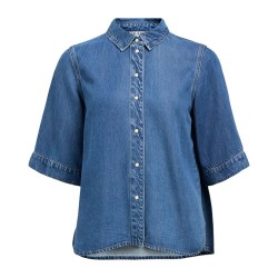 риза,с,къс,ръкав,дамски,ризи,мъжки,ризи,object,frame,short,sleeve,shirt,blue,(medium,blue,denim)