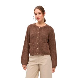 жилетка,мъжки,пуловери,дамски,пуловери,object,saggia,re,cardigan,brown,(carafe,melange)