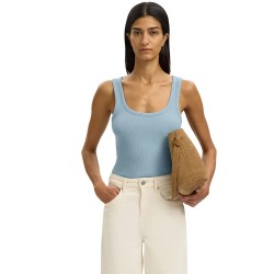 тениска,мъжки,тениски,дамски,тениски,selected,anna,sleeveless,t,shirt,blue,(dusty,blue)