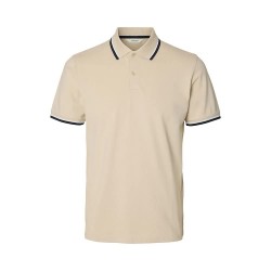 мъжки,блузи,с,яка,selected,atlas,sport,slim,fit,short,sleeve,polo,beige,(oatmeal)