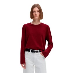 тениска,мъжки,тениски,дамски,тениски,selected,essential,boxy,long,sleeve,t,shirt,red,(tawny,port)