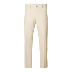 Панталони Selected Neil Slim Fit dress pants - Beige (Egret) панталони,мъжки,панталони,дамски,панталони,selected,neil,slim,fit,dress,pants,beige,(egret)