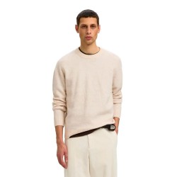блуза,мъжки,пуловери,дамски,пуловери,selected,rai,sweater,beige,(oatmeal)