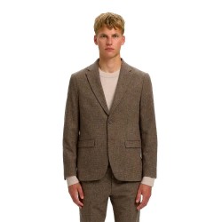 сако,мъжки,сака,selected,reed,wool,slim,blazer,brown,(medium,brown,melange,check)