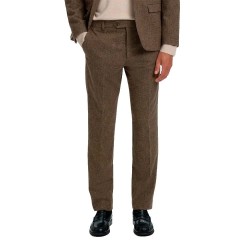 рокля,мъжки,панталони,дамски,панталони,selected,reed,wool,slim,fit,dress,pants,brown,(medium,brown,melange,check)