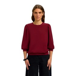 дамски,блузи,selected,tenny,3,4,sleeve,blouse,red,(tawny,port)