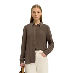 риза,с,дълъг,ръкав,дамски,ризи,мъжки,ризи,selected,viva,long,sleeve,shirt,brown,(chocolate,chip)