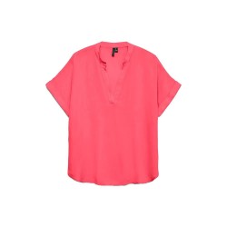 Vero moda Beauty short sleeve blouse - Pink (Coral Paradise) дамски,блузи,vero,moda,beauty,short,sleeve,blouse,pink,(coral,paradise)