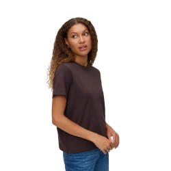 тениска,мъжки,тениски,дамски,тениски,vero,moda,naima,short,sleeve,t,shirt,brown,(chocolate,torte)