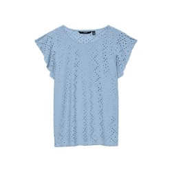 тениска,мъжки,тениски,дамски,тениски,vero,moda,tassa,frill,short,sleeve,t,shirt,blue,(cashmere,blue)