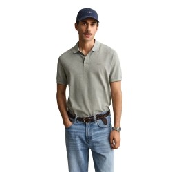 Gant 2014102 short sleeve polo - Green (Dry Herb Green) дамски,блузи,с,яка,мъжки,блузи,с,яка,gant,2014102,short,sleeve,polo,green,(dry,herb,green)
