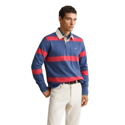 Gant 2065100 long sleeve polo - Blue (Vintage Blue) дамски,блузи,с,яка,мъжки,блузи,с,яка,gant,2065100,long,sleeve,polo,blue,(vintage,blue)