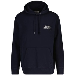 Суичър Gant 2067121 hoodie - Blue (Evening Blue) суичър,мъжки,пуловери,gant,2067121,hoodie,blue,(evening,blue)