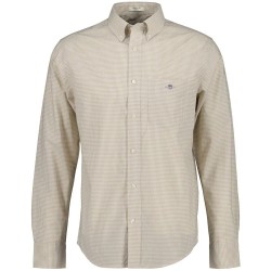 Риза с дълъг ръкав Gant 3000150 Regular Fit long sleeve shirt - Beige (Oat Beige) риза,с,дълъг,ръкав,дамски,ризи,мъжки,ризи,gant,3000150,regular,fit,long,sleeve,shirt,beige,(oat,beige)