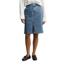 Пола Gant 4400220 short skirt - Blue (Mid Blue) пола,дамски,поли,и,рокли,gant,4400220,short,skirt,blue,(mid,blue)