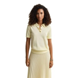 Gant 4805471 short sleeve polo - Yellow (Vanilla Yellow) дамски,блузи,с,яка,мъжки,блузи,с,яка,gant,4805471,short,sleeve,polo,yellow,(vanilla,yellow)
