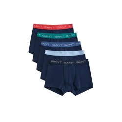Боксерки Gant 902615003 Trunk boxers 5 units - Blue (Marine) боксерки,мъжко,бельо,gant,902615003,trunk,boxers,5,units,blue,(marine)