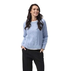 Блуза Redgreen Kaya sweater - Blue (Sky Blue Melange) блуза,дамски,пуловери,дамски,плетени,дрехи,redgreen,kaya,sweater,blue,(sky,blue,melange)