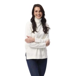 блуза,дамски,пуловери,дамски,плетени,дрехи,redgreen,kianna,high,neck,sweater,white,(off,white)