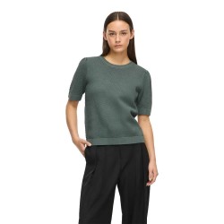 Блуза Vila Dalo O-Neck Knit short sleeve sweater - Green (Balsam Green) блуза,мъжки,пуловери,дамски,пуловери,vila,dalo,o,neck,knit,short,sleeve,sweater,green,(balsam,green)