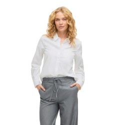 Риза с дълъг ръкав Vila Darma Regular long sleeve shirt - White (Bright White) риза,с,дълъг,ръкав,дамски,ризи,vila,darma,regular,long,sleeve,shirt,white,(bright,white)