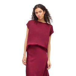 тениска,мъжки,тениски,дамски,тениски,vila,ellette,satin,top,short,sleeve,t,shirt,purple,(anemone)