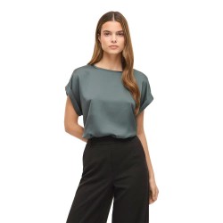 тениска,мъжки,тениски,дамски,тениски,vila,ellette,satin,top,short,sleeve,t,shirt,grey,(balsam,green)