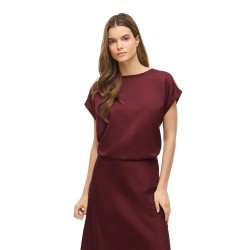тениска,мъжки,тениски,дамски,тениски,vila,ellette,satin,top,short,sleeve,t,shirt,red,(port,royale)