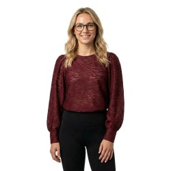 Vila Fina O-Neck Top long sleeve blouse - Red (Port Royale) дамски,блузи,vila,fina,o,neck,top,long,sleeve,blouse,red,(port,royale)