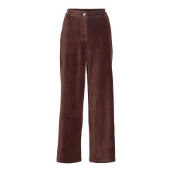 Панталони Vila Kita Wide Corduroys pants - Brown (Coffee Bean) панталони,мъжки,панталони,дамски,панталони,vila,kita,wide,corduroys,pants,brown,(coffee,bean)