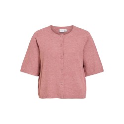 жилетка,мъжки,пуловери,дамски,пуловери,vila,liga,o,neck,knit,cardigan,pink,(nostalgia,rose,melange)