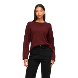 Блуза Vila Liga O-Neck Knit sweater - Purple (Port Royale / Melange) блуза,мъжки,пуловери,дамски,пуловери,vila,liga,o,neck,knit,sweater,purple,(port,royale,melange)