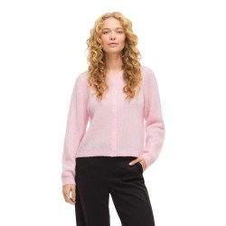 Жилетка Vila Lory O-Neck Knit cardigan - Pink (Cherry Blossom / Melange) жилетка,дамски,пуловери,дамски,плетени,дрехи,vila,lory,o,neck,knit,cardigan,pink,(cherry,blossom,melange)