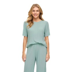 тениска,мъжки,тениски,дамски,тениски,vila,plisa,o,neck,top,short,sleeve,t,shirt,blue,(blue,surf)