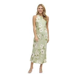 рокля,дамски,поли,и,рокли,vila,ravena,ankle,aop,sleeveless,midi,dress,green,(bok,choy,egret,flowers)