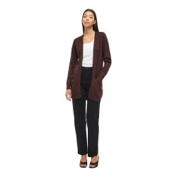 жилетка,мъжки,пуловери,дамски,пуловери,vila,ril,open,cardigan,brown,(coffee,bean)