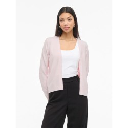 Жилетка Vila Ril Short Knit cardigan - Pink (Cherry Blossom / Light Melange) жилетка,дамски,пуловери,дамски,плетени,дрехи,vila,ril,short,knit,cardigan,pink,(cherry,blossom,light,melange)