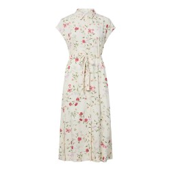 рокля,дамски,поли,и,рокли,yas,asina,cs,midi,belt,short,sleeve,midi,dress,beige,(pristine,botalia)