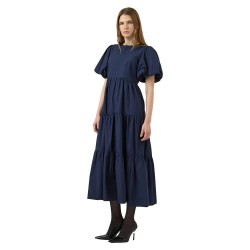 Сако Yas Colea Ankle short sleeve long dress - Blue (Navy Blazer) сако,дамски,поли,и,рокли,yas,colea,ankle,short,sleeve,long,dress,blue,(navy,blazer)