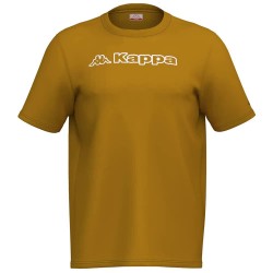 тениска,мъжки,тениски,дамски,тениски,kappa,feddu,short,sleeve,t,shirt,brown,(yellow,golden)