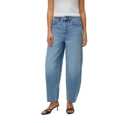 Дънки Vero moda Billie Barrel Ankle high waist jeans - Blue (Medium Blue Denim) дънки,мъжки,панталони,дамски,панталони,vero,moda,billie,barrel,ankle,high,waist,jeans,blue,(medium,blue,denim)