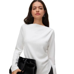 тениска,мъжки,тениски,дамски,тениски,vero,moda,mille,boatneck,long,sleeve,t,shirt,white,(bright,white)