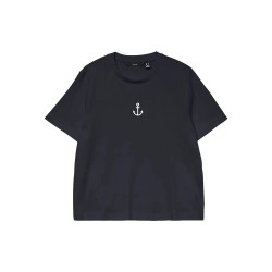 тениска,мъжки,тениски,дамски,тениски,vero,moda,sara,mette,box,short,sleeve,t,shirt,blue,(navy,blazer,bright,white,anker)