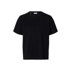 тениска,мъжки,тениски,дамски,тениски,selected,atlas,short,sleeve,t,shirt,black,(black)
