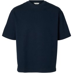Тениска Selected Relaxaspen short sleeve T-shirt - Blue (Navy Blazer) тениска,мъжки,тениски,дамски,тениски,selected,relaxaspen,short,sleeve,t,shirt,blue,(navy,blazer)