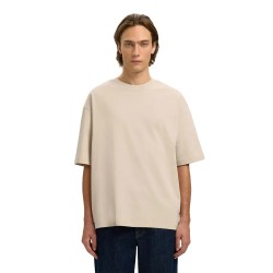 тениска,мъжки,тениски,дамски,тениски,selected,relaxaspen,short,sleeve,t,shirt,beige,(oatmeal)