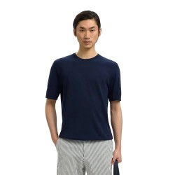 тениска,мъжки,тениски,дамски,тениски,selected,torino,knit,short,sleeve,t,shirt,blue,(navy,blazer)